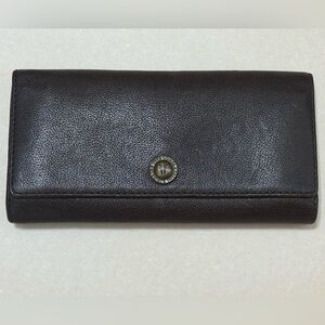 FRYE Dark Brown Leather Wallet